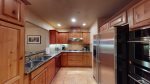 Large kitchen with chef grade appliances